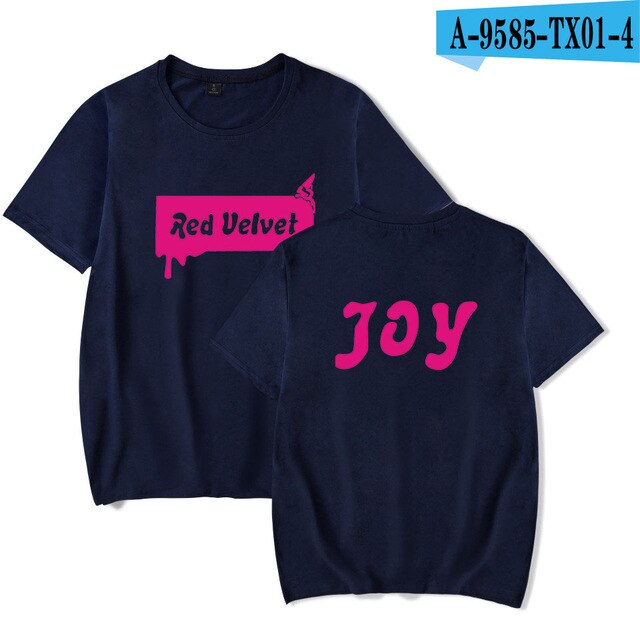 Red Velvet Korean Girls Team Summer T-shirt Oversize Kpop Women/men Pullovers Soft Casual Highstreet Tshirt Oversize