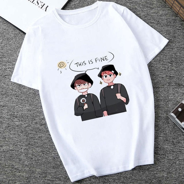Seventeen T-Shirt 95s Aesthetics Print Casual Short Sleeve Streetwear Women Top