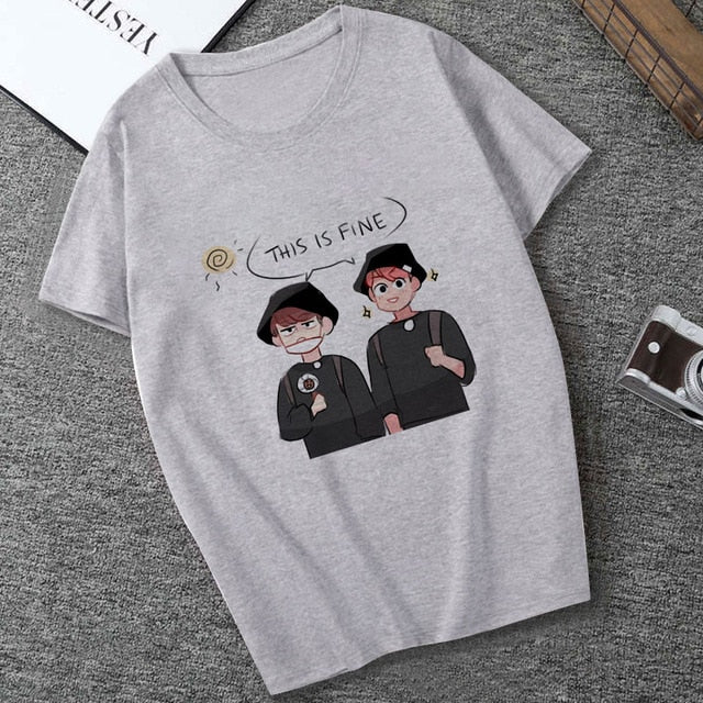 Seventeen T-Shirt 95s Aesthetics Print Casual Short Sleeve Streetwear Women Top