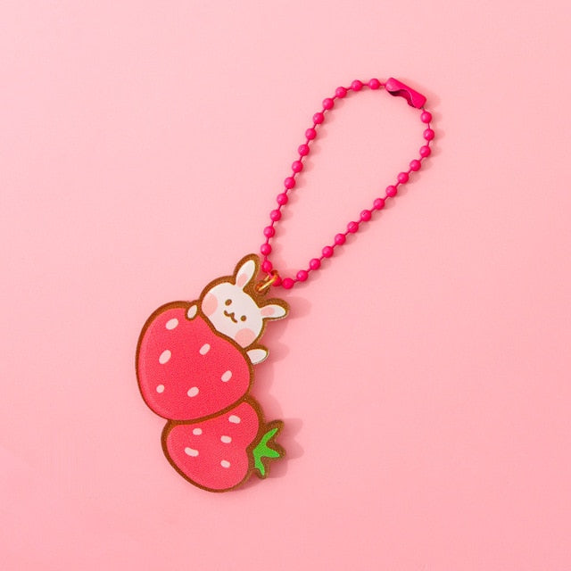 Kawaii 80 Sheet 3 Holes PU Cover Mini Loose-leaf Journal Notebook Diary Agenda Notepad School Stationery