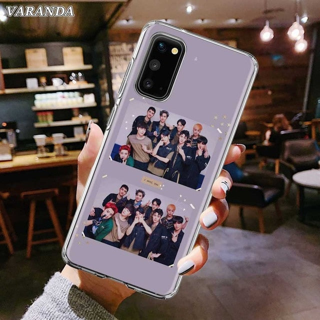 EXO Silicone Phone Case For Samsung Galaxy S20 FE S20 Ultra S10e S10 5G S9 S8 Plus S7 Edge Cover Coque Kpop EXO Lucky One
