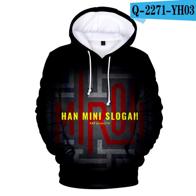 Stray Kids 3D Hoodies Men Women 2019 New Fashion Autumn High Quality Design Hip Hop Hoodie Korean Band Stray Kids Sweatshirts