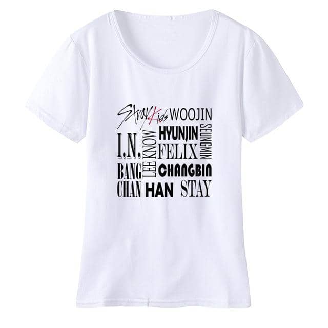 Kpop Newest Stray Kids T-Shirt K-Pop Fandom Stray Kids Miroh T Shirt Women Korean Fashion My Pace  Am You Straykids T Shirts that you'll fall in love with. At an affordable price at KPOPSHOP, We sell a variety of Stray Kids T-Shirt K-Pop Fandom Stray Kids Miroh T Shirt Women Korean Fashion My Pace  Am You Straykids T Shirts with Free Shipping.