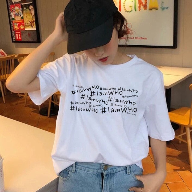 Stray Kids Women t-shirt StrayKids Short Sleeve t shirt Tops Hip Hop t-shirt top tee shirts hip hop female femme Casual