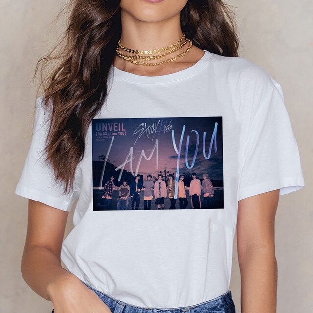 Stray Kids t shirt t-shirt femme kawaii ulzzang clothes aesthetic