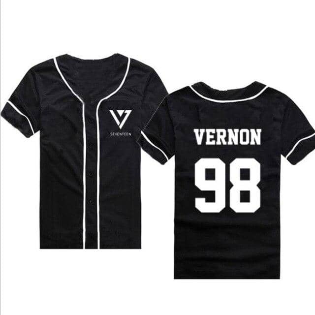 Kpop Newest Summer Korean Fashion Hip Hop Baseball T Shirt KPOP Seventeen 17 Short Sleeve T-Shirt Women Men Baseball Uniform Couple Shirt that you'll fall in love with. At an affordable price at KPOPSHOP, We sell a variety of Summer Korean Fashion Hip Hop Baseball T Shirt KPOP Seventeen 17 Short Sleeve T-Shirt Women Men Baseball Uniform Couple Shirt with Free Shipping.