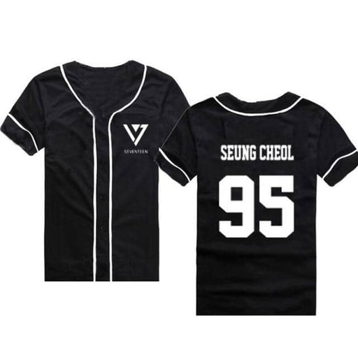 Kpop Newest Summer Korean Fashion Hip Hop Baseball T Shirt KPOP Seventeen 17 Short Sleeve T-Shirt Women Men Baseball Uniform Couple Shirt that you'll fall in love with. At an affordable price at KPOPSHOP, We sell a variety of Summer Korean Fashion Hip Hop Baseball T Shirt KPOP Seventeen 17 Short Sleeve T-Shirt Women Men Baseball Uniform Couple Shirt with Free Shipping.
