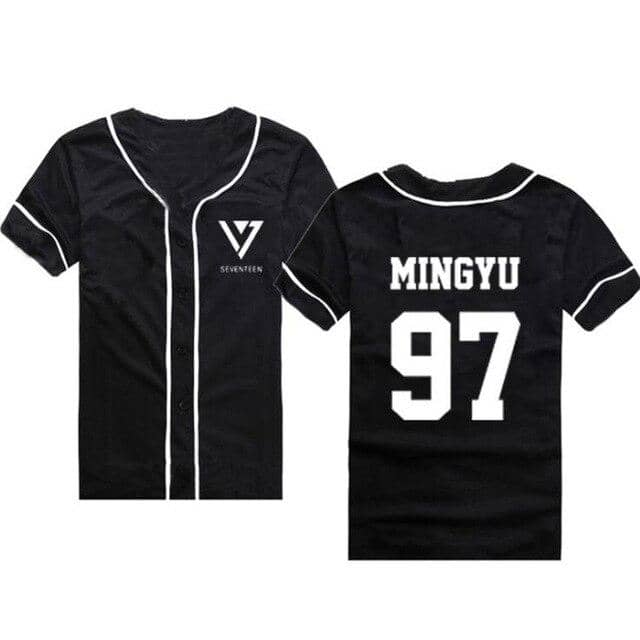 Kpop Newest Summer Korean Fashion Hip Hop Baseball T Shirt KPOP Seventeen 17 Short Sleeve T-Shirt Women Men Baseball Uniform Couple Shirt that you'll fall in love with. At an affordable price at KPOPSHOP, We sell a variety of Summer Korean Fashion Hip Hop Baseball T Shirt KPOP Seventeen 17 Short Sleeve T-Shirt Women Men Baseball Uniform Couple Shirt with Free Shipping.