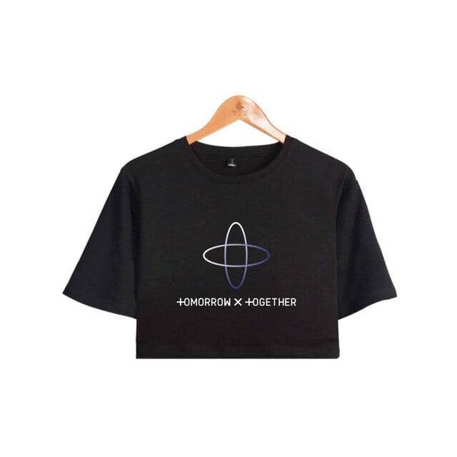 TXT Sexy Belly Button  kpop Tomorrow X Together Women crop top Korea t-shirt 2XL - Kpopshop
