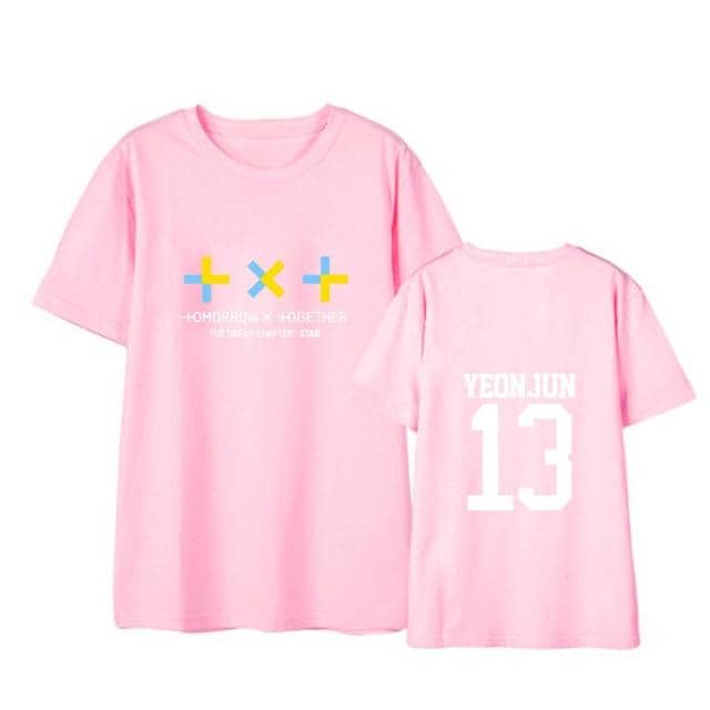 TXT Kpop Member name  TXT korean  women men tops - Kpopshop