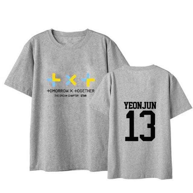 TXT Kpop Member name  TXT korean  women men tops - Kpopshop