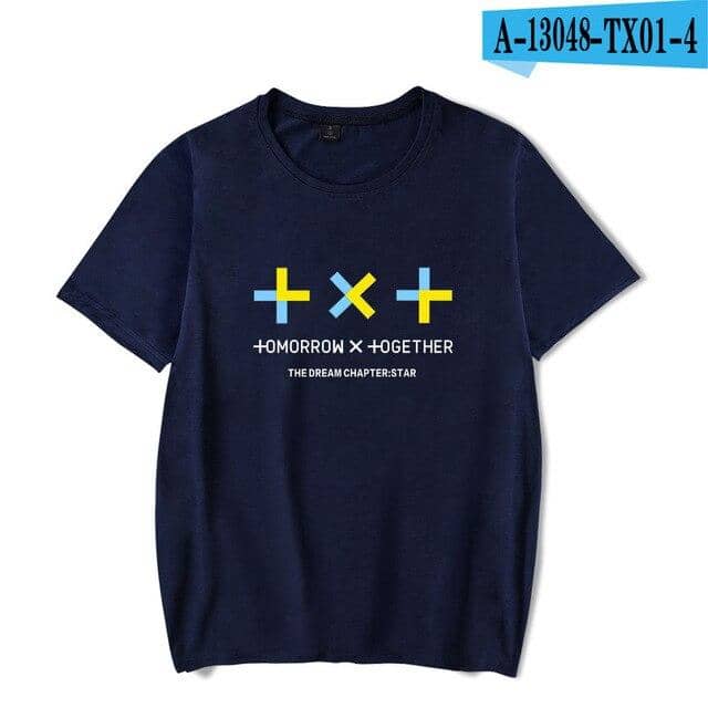 TXT T-shirt Kpop Kpop TOMORROW X TOGETHER Man Woman T-shirt Hip-Hop - Kpopshop