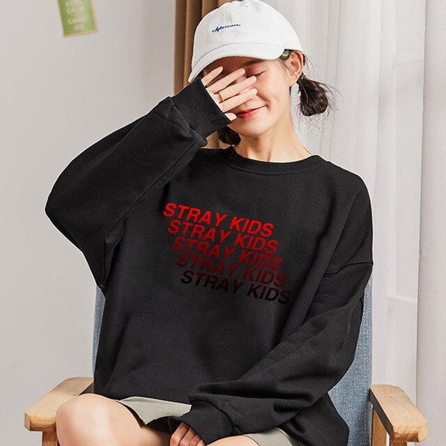 Pullover Sweatshirt tshirts for Women Stray Kids Kpop Hoodie MIROH Sweatshirt  Bluza Damska - Kpopshop