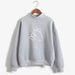 Women Lovely TOTORO Preppy Style Hooded Fleece Turtleneck Pullover Hoodies - Kpopshop