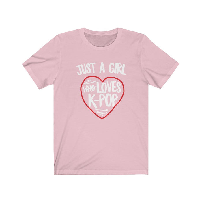 Just A Girl Who Loves K-Pop  T-Shirt - Trendy Kpop T-shirts - Kpop Classic T-Shirt