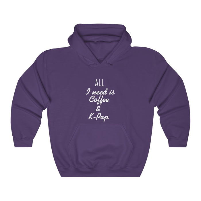 All I Need Is Colle & K-Pop Hoodie - Trendy Winter Kpop Hoodies - Kpop Hooded Sweater
