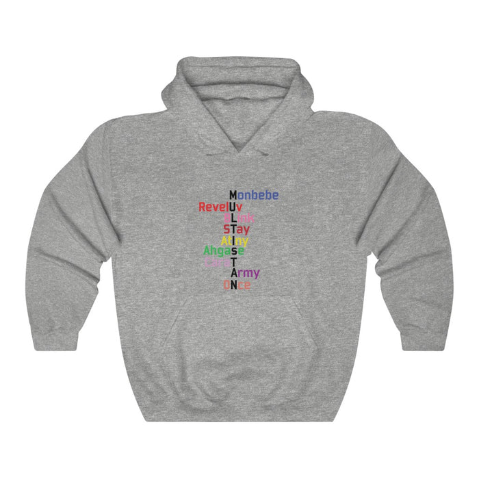 Monbebe Reveluv Blink Stay Atiny Ahgase Carat Army Once Hoodie - Trendy Winter Kpop Hoodies - Kpop Hooded Sweater