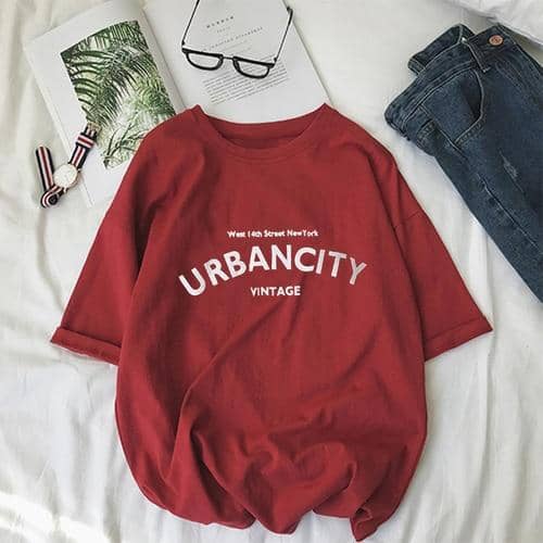 Kpopshop Originals - korean Stripped New for Women tees Tops embroidery 90's girls  Streetwear - Kpopshop