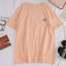 Kpopshop Originals - korean Stripped New for Women tees Tops embroidery 90's girls  Streetwear - Kpopshop