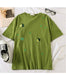Kpopshop Originals - korean Stripped New for Women tees Tops embroidery 90's girls  Streetwear - Kpopshop