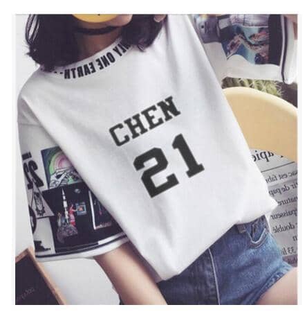 Kpop Newest kpop EXO The same women loose t shirts k-pop Round neck Harajuku Student half sleeve tops T-shirt summer fashion cotton tshirt that you'll fall in love with. At an affordable price at KPOPSHOP, We sell a variety of kpop EXO The same women loose t shirts k-pop Round neck Harajuku Student half sleeve tops T-shirt summer fashion cotton tshirt with Free Shipping.