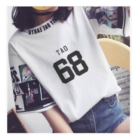 Kpop Newest kpop EXO The same women loose t shirts k-pop Round neck Harajuku Student half sleeve tops T-shirt summer fashion cotton tshirt that you'll fall in love with. At an affordable price at KPOPSHOP, We sell a variety of kpop EXO The same women loose t shirts k-pop Round neck Harajuku Student half sleeve tops T-shirt summer fashion cotton tshirt with Free Shipping.