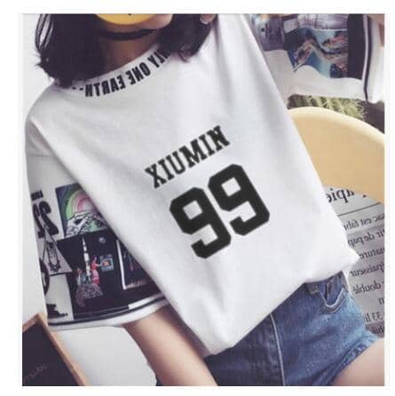 Kpop Newest kpop EXO The same women loose t shirts k-pop Round neck Harajuku Student half sleeve tops T-shirt summer fashion cotton tshirt that you'll fall in love with. At an affordable price at KPOPSHOP, We sell a variety of kpop EXO The same women loose t shirts k-pop Round neck Harajuku Student half sleeve tops T-shirt summer fashion cotton tshirt with Free Shipping.
