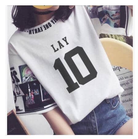 Kpop Newest kpop EXO The same women loose t shirts k-pop Round neck Harajuku Student half sleeve tops T-shirt summer fashion cotton tshirt that you'll fall in love with. At an affordable price at KPOPSHOP, We sell a variety of kpop EXO The same women loose t shirts k-pop Round neck Harajuku Student half sleeve tops T-shirt summer fashion cotton tshirt with Free Shipping.