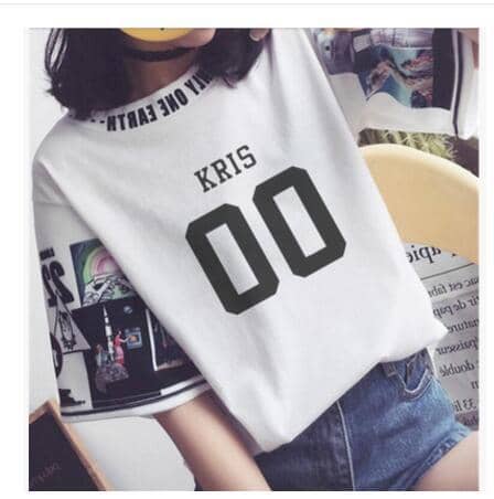 Kpop Newest kpop EXO The same women loose t shirts k-pop Round neck Harajuku Student half sleeve tops T-shirt summer fashion cotton tshirt that you'll fall in love with. At an affordable price at KPOPSHOP, We sell a variety of kpop EXO The same women loose t shirts k-pop Round neck Harajuku Student half sleeve tops T-shirt summer fashion cotton tshirt with Free Shipping.
