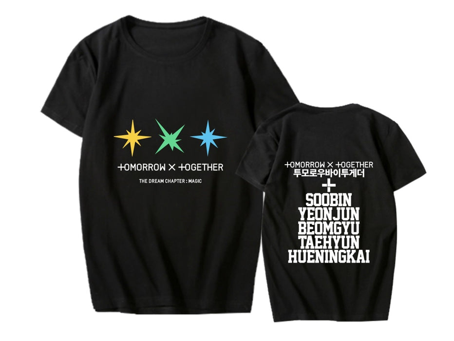 kpop TXT korean Women summer T Shirt Short Sleeved Casual Tshirt Female Streetwear Femme casual loose Tops O-neck Oversized Tees