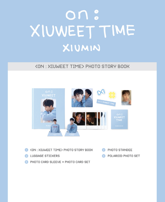 [PRE-ORDER] - EXO XIUMIN - ON : XIUWEET TIME PHOTO STORY BOOK