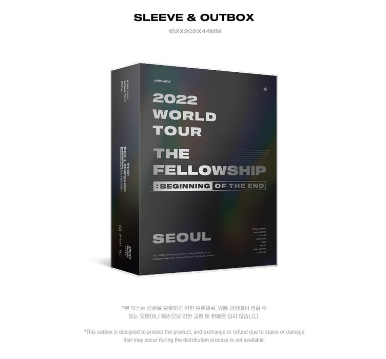 [PRE-ORDER] :ATEEZ 2022 World Tour The Fellowship: Beginning of the End SEOUL