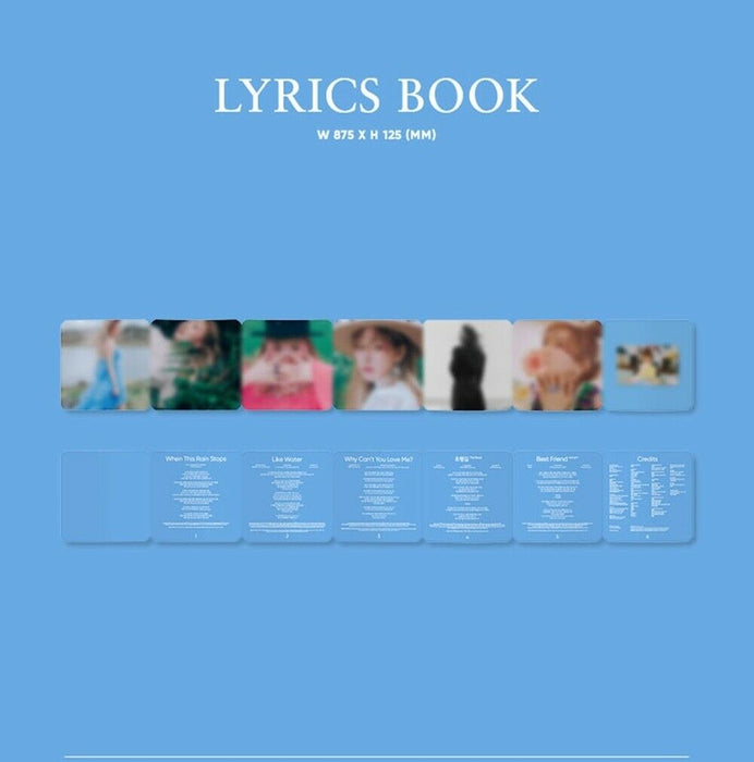 KPop Album WENDY RED VELVET 1st Mini Album [Like Water]